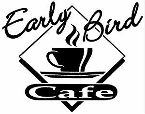 This image logo is used for Early Bird Cafe link button